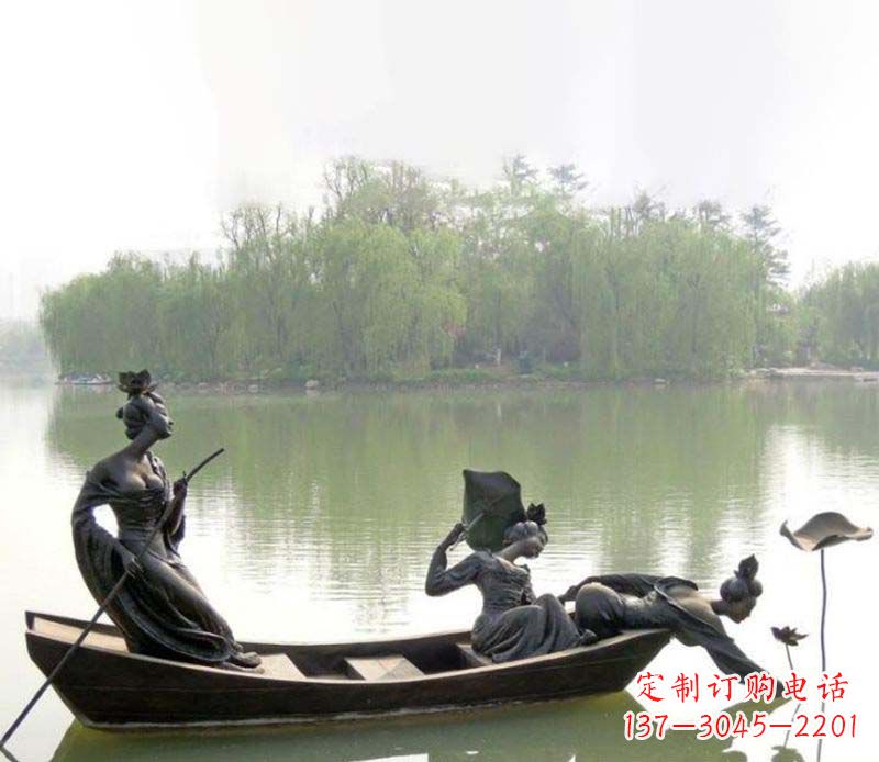 佛山百年静静秀—美女铜雕