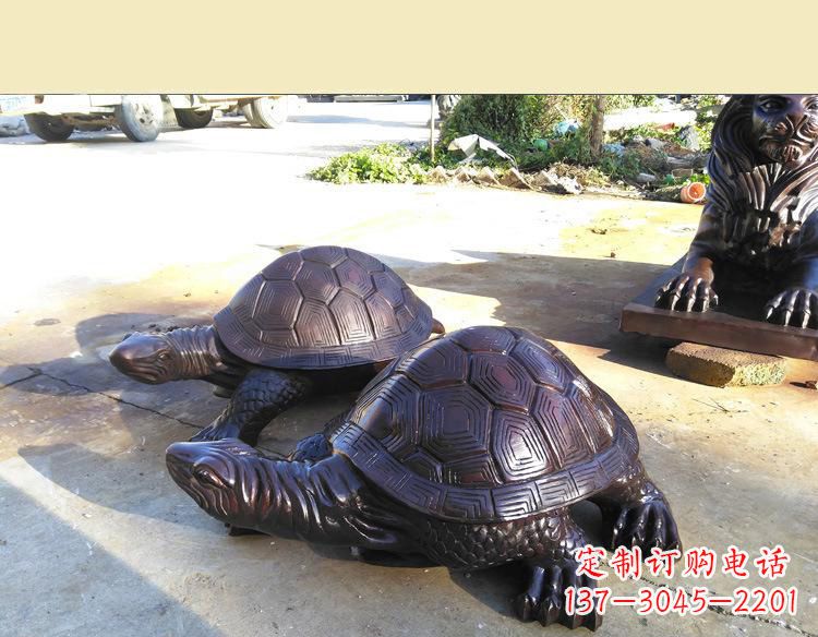 佛山温情乌龟铜雕