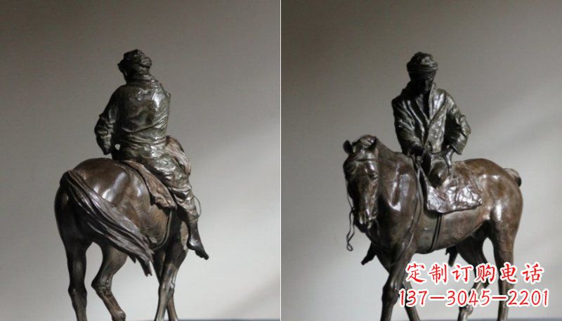 佛山产品名称骑马铜雕