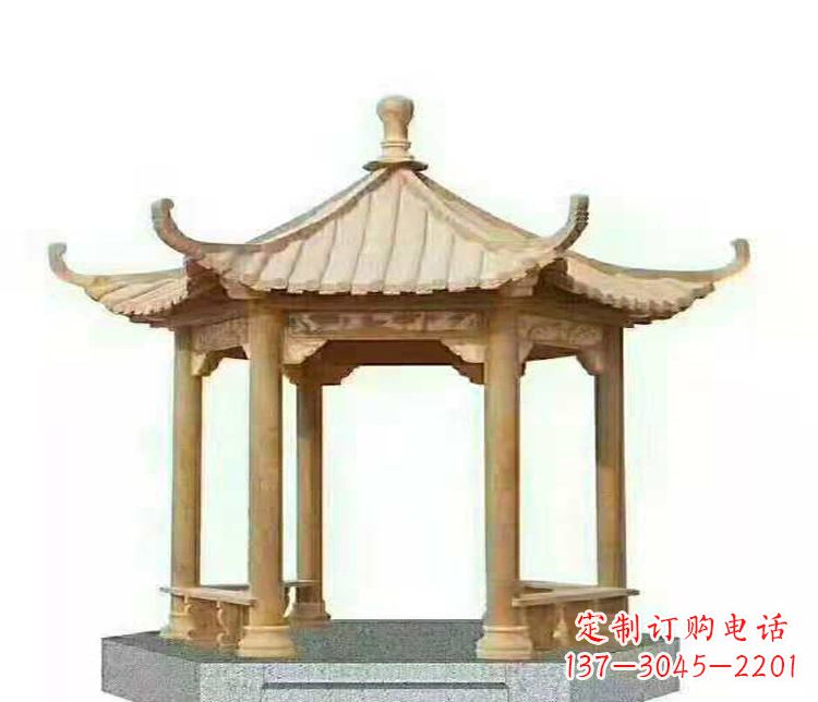 佛山晚霞凉亭石雕