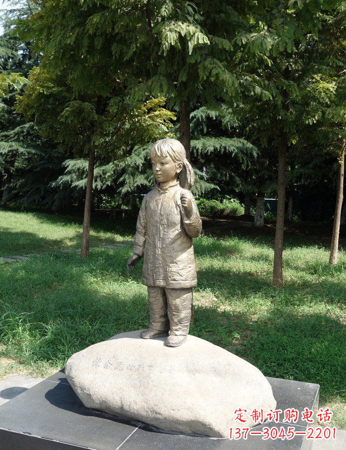 佛山产品名称梦想小女孩铜雕