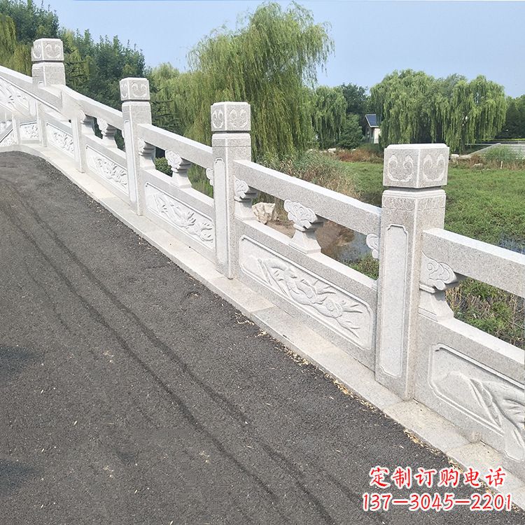 佛山独特的大理石栏杆护栏雕塑,让公园更加精致