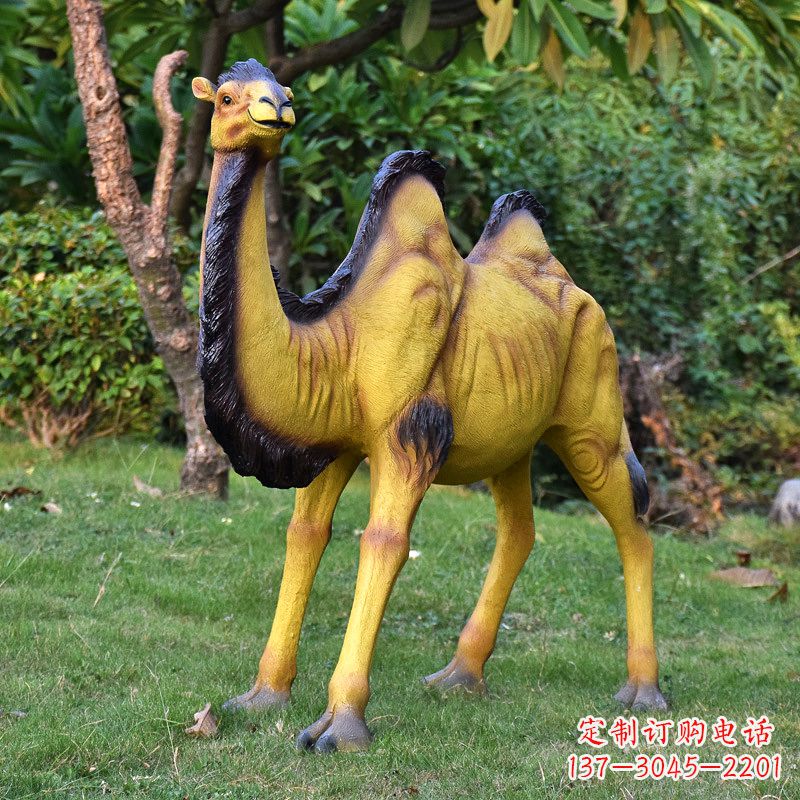 佛山骆驼雕塑精美而有趣的定制装饰品