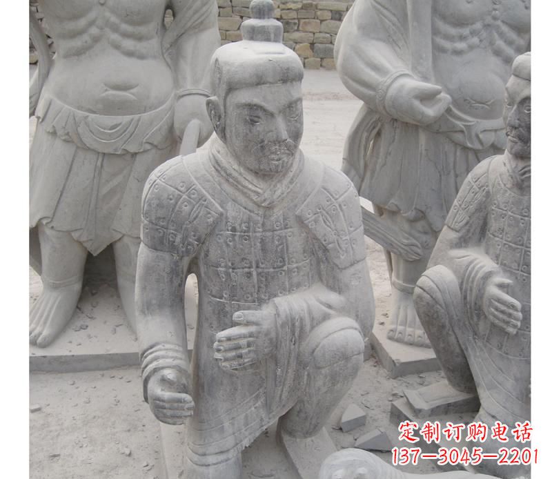 佛山精致兵马俑雕塑,给您的空间一丝古代历史