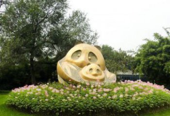 佛山熊猫雕塑 － 令公园增添无限活力