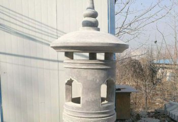 佛山精美公园大理石石灯雕塑