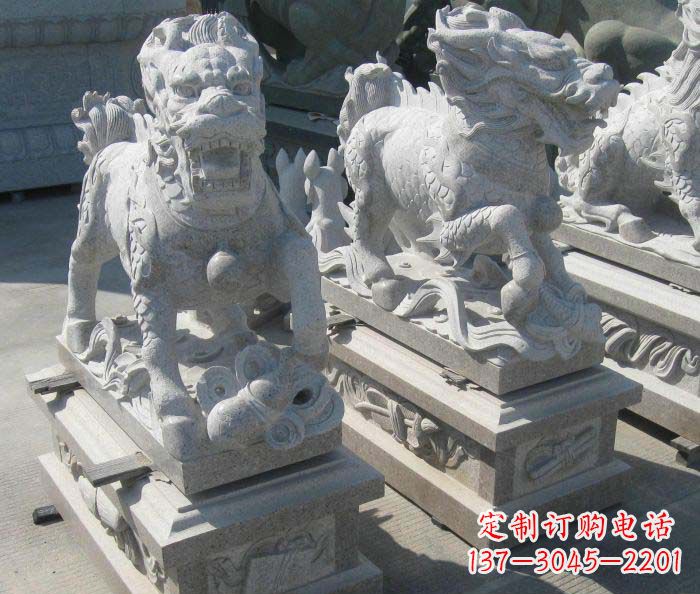 佛山优质古代神兽麒麟石雕