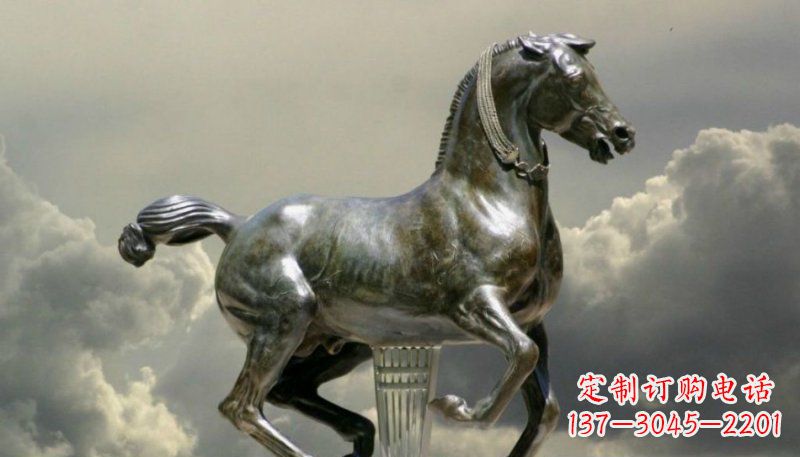 佛山广场奔马景观铜雕