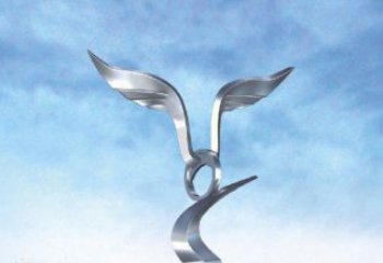 佛山中领雕塑出品：不锈钢海鸥雕塑