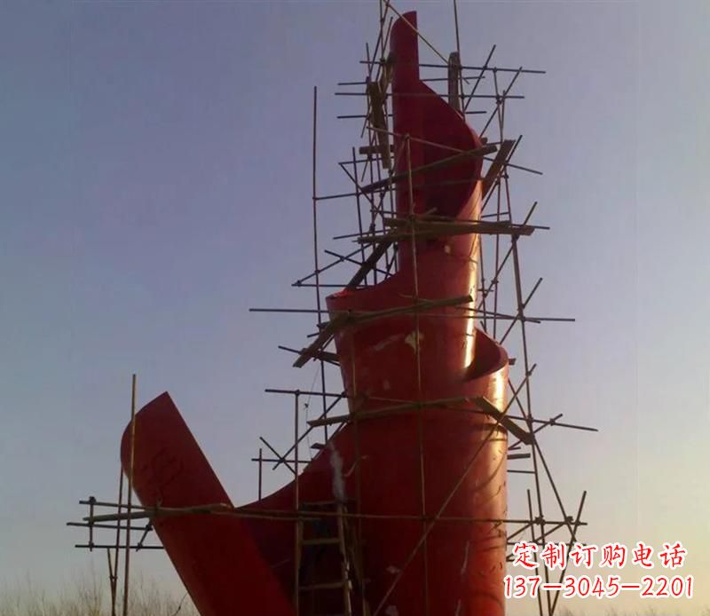 佛山广场不锈钢火炬景观雕塑