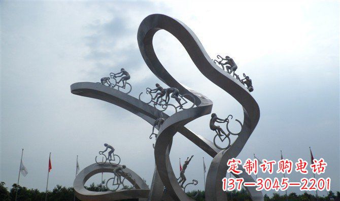 佛山让你个性十足的自行车雕塑