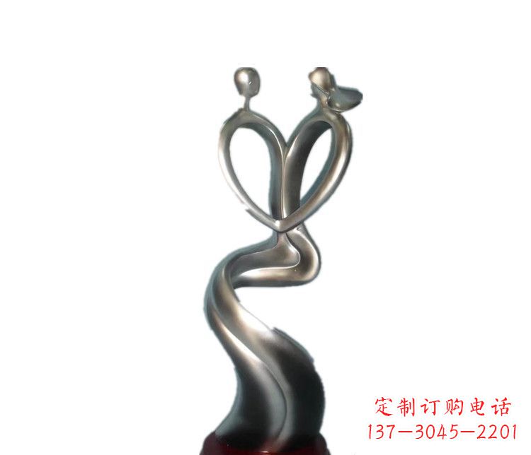 佛山爱的象征——不锈钢情侣雕塑