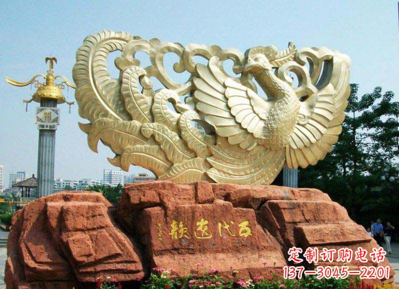 佛山中领雕塑凤凰雕塑,精美绝伦