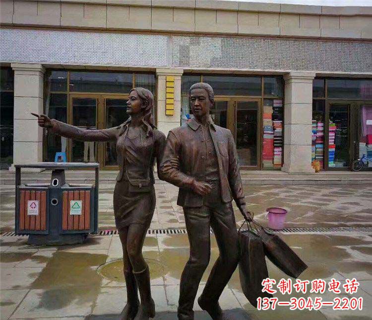 佛山唯爱永恒:情侣雕塑