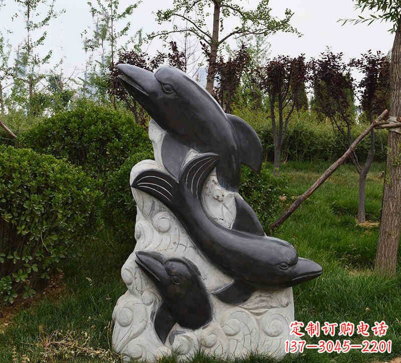 佛山特色海豚雕塑,带您体验最真实的海洋梦想