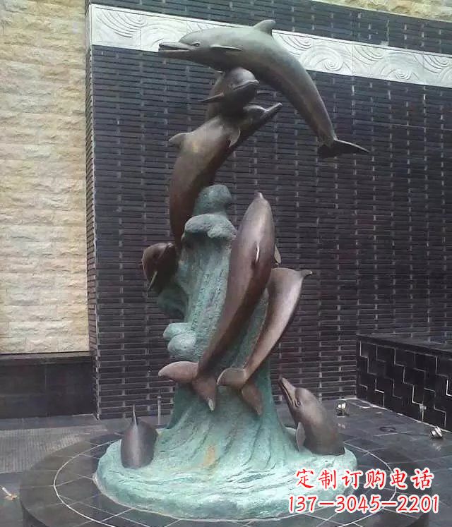 佛山铜雕海豚:艺术与精美结合