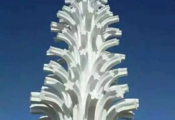佛山广场不锈钢景观树雕塑
