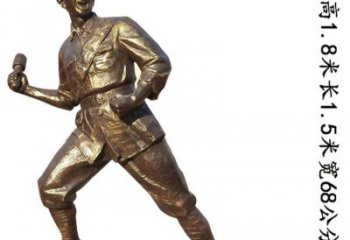 佛山纪念红军革命斗争的珍贵纪念品-红军铜雕
