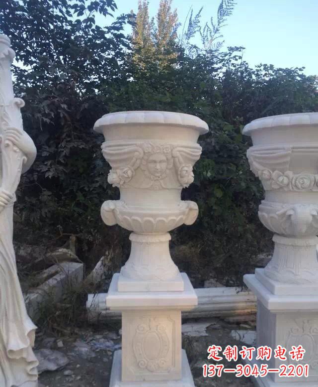 佛山汉白玉欧式花盆