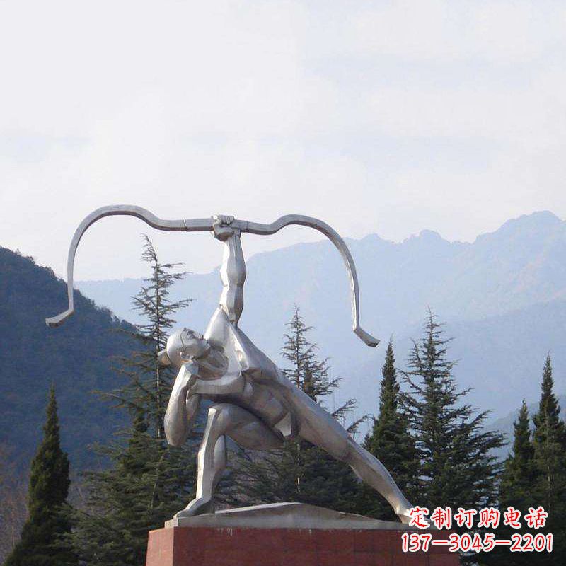 佛山后羿雕塑,不锈钢雕塑制作&定制