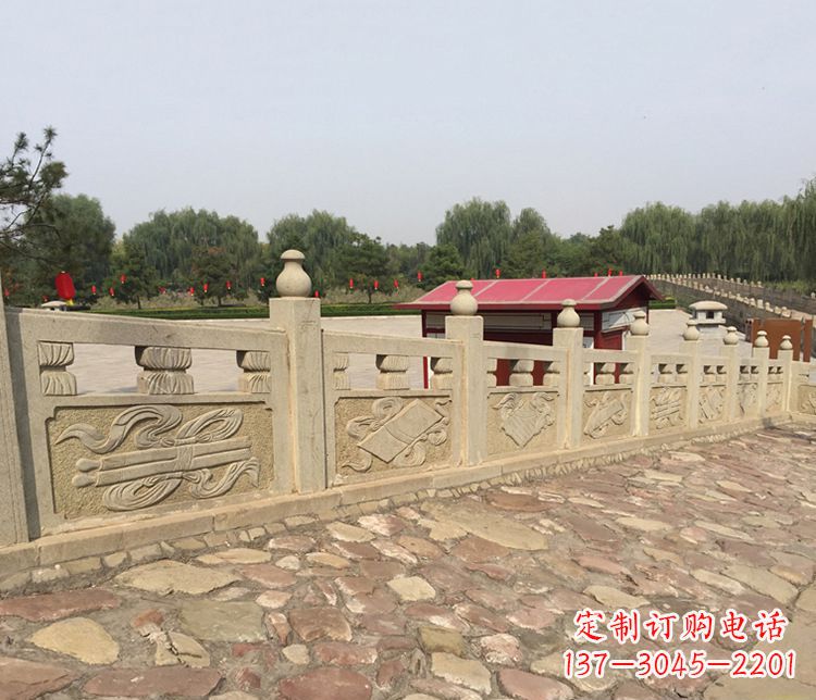 佛山护城河大理石栏板雕塑