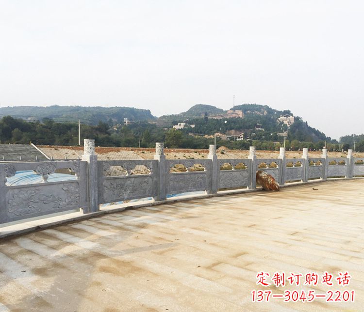 佛山护城河大理石栏板石雕
