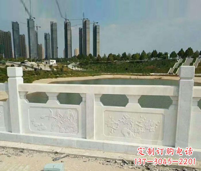 佛山护城河建筑石雕栏板,精美绝伦
