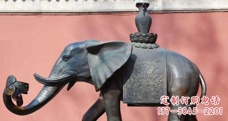 佛山吉祥大象铜雕