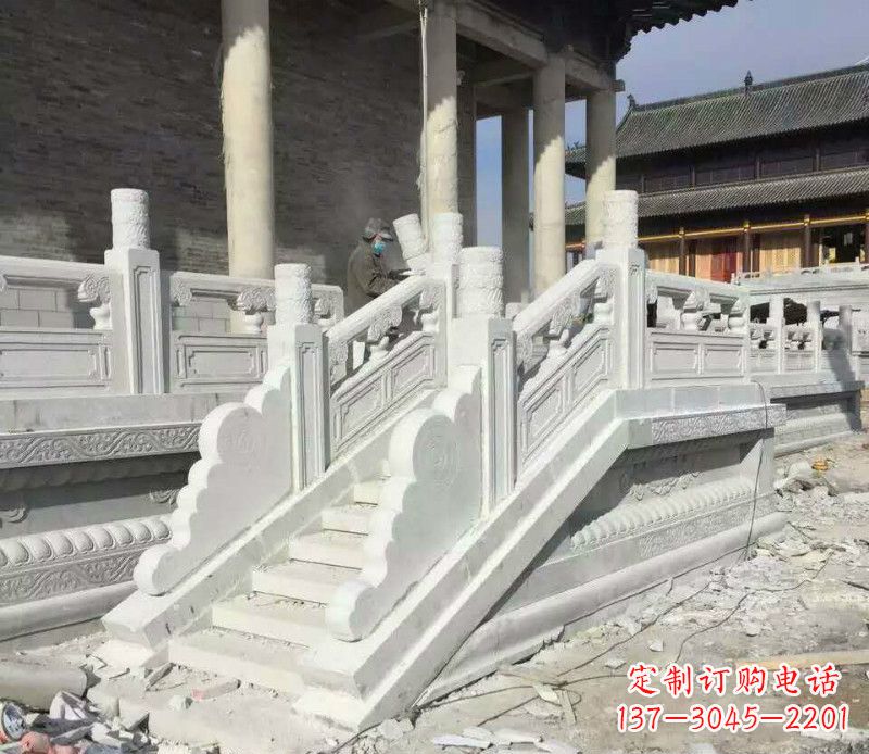 佛山大理石栏板石雕,精美绝伦,让建筑锦上添花