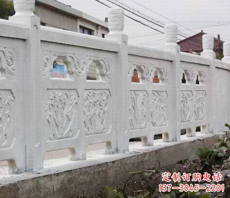 佛山优雅大理石栏板雕塑