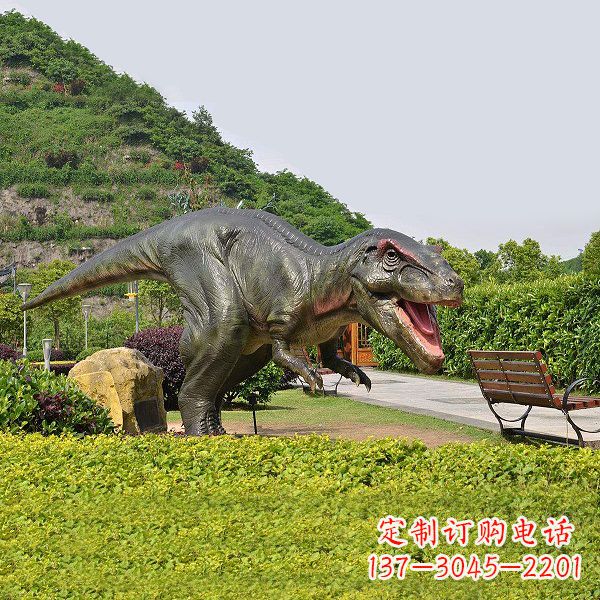 佛山精美玻璃钢制霸王龙雕塑