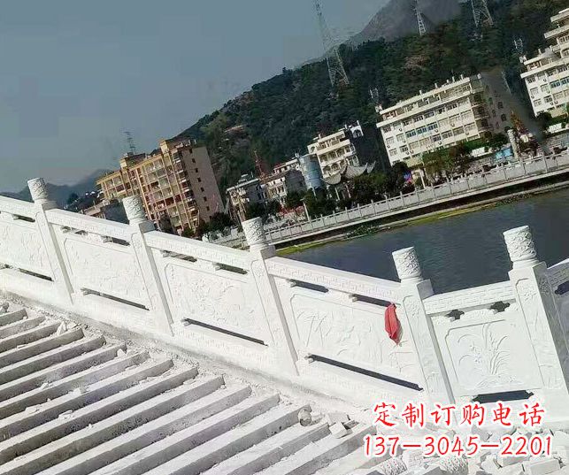 佛山山东汉白玉栏板石雕