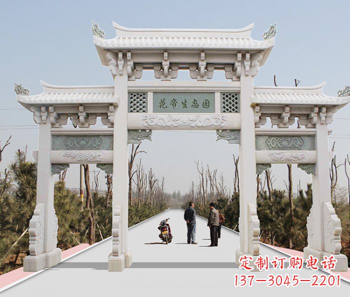 佛山精美牌坊雕塑,定制你的独一无二