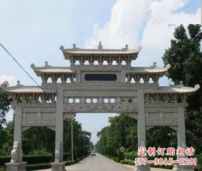 佛山高品质牌坊石雕,专为客户量身定制