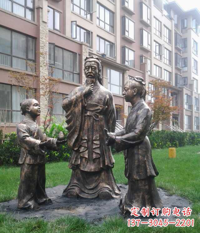 佛山中领雕塑:让梨中古代人物雕塑定制服务