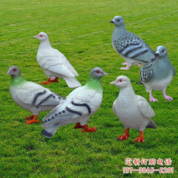 佛山兰州和平鸽雕塑