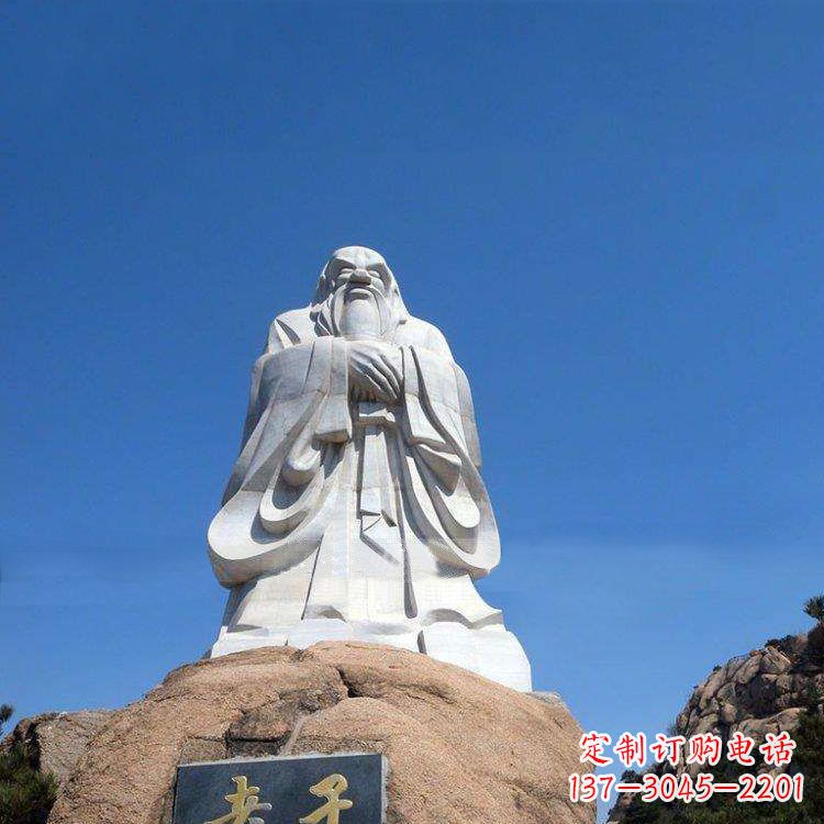 佛山老子一指天 一指地的雕像