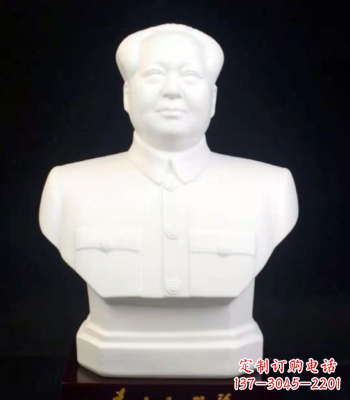 佛山毛泽东伟人胸像石雕:永恒的传承