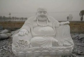 佛山质感非凡的汉白玉弥勒佛雕塑