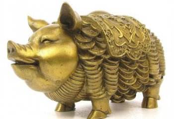 佛山欢迎招财猪，用黄铜打造新年祝福