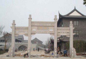 佛山石雕牌楼，让您的城市充满活力！