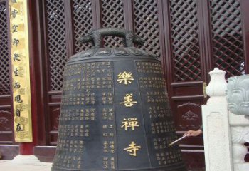 佛山精致优雅的乐善禅寺铜钟