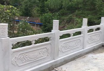 佛山莲花纹石栏板雕塑，为你树立华丽边框