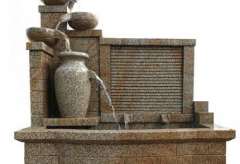 佛山中领雕塑专业定制水槽庭院石雕摆件，它们是…
