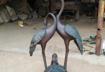 佛山龙龟仙鹤铜雕——传承传统，增添福气