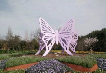 佛山流动而优雅的蝴蝶雕塑