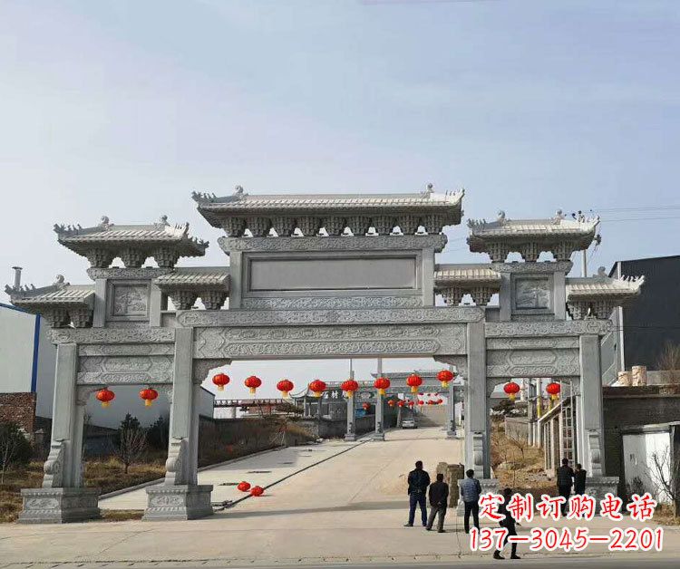 佛山牌楼牌楼石雕