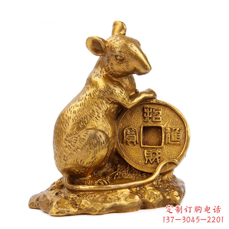 佛山高质量铸铜鎏金动物雕塑