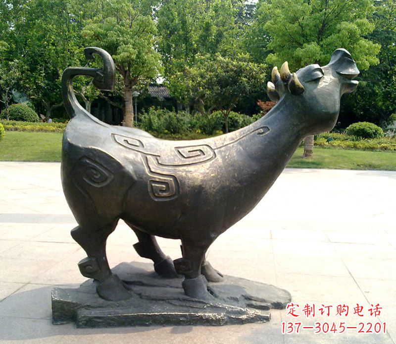 佛山十二生肖铜雕塑,中领领先一步