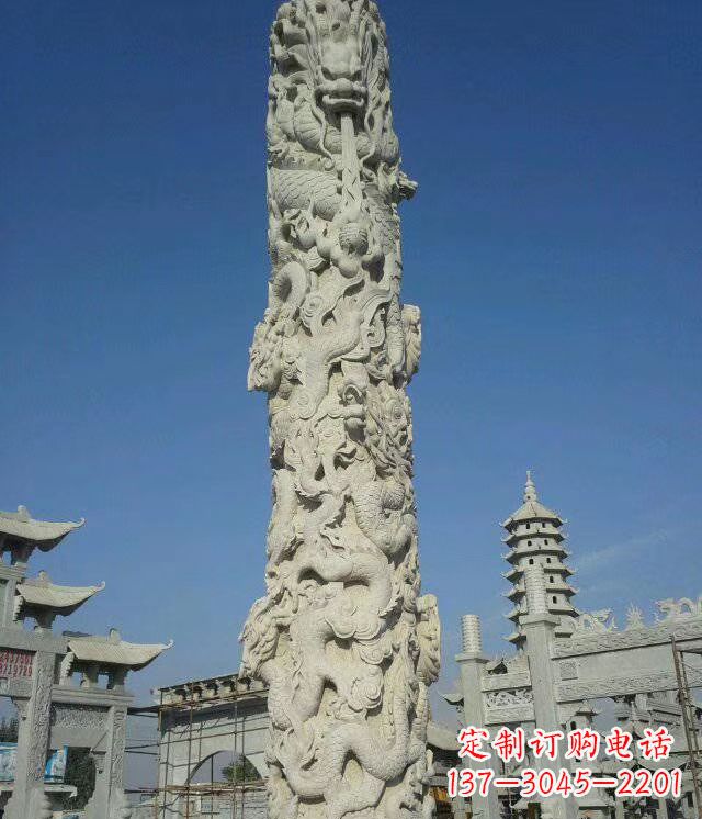 佛山精美雕塑,华表龙柱雕塑